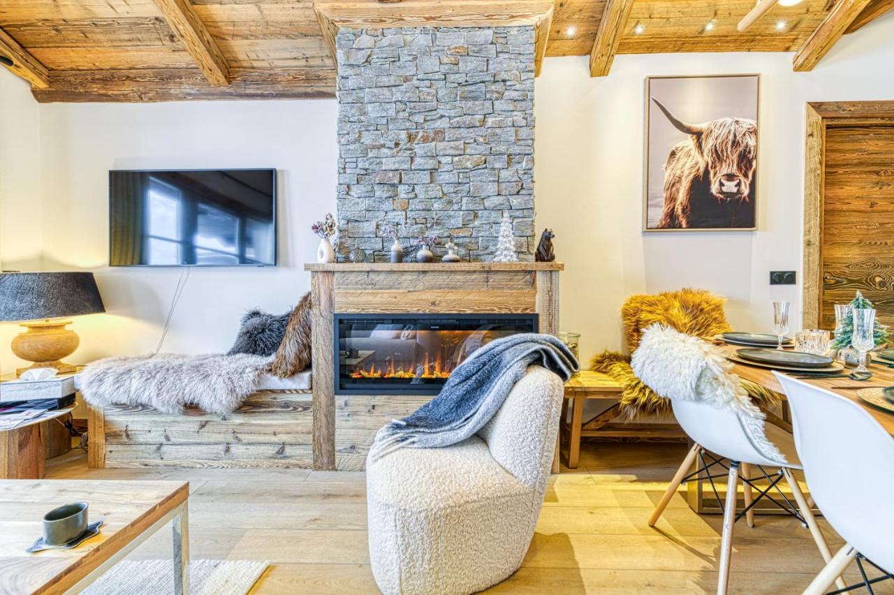 Appartement Style Chalet 5* Vue Mont-Blanc - Arc 1950 Les Arcs  Exterior photo